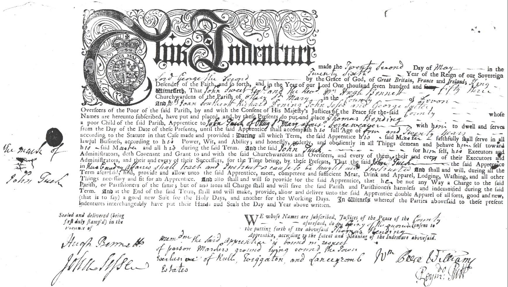 Indenture - Thomas
</center>
<p><center>
Indenture of <a href=