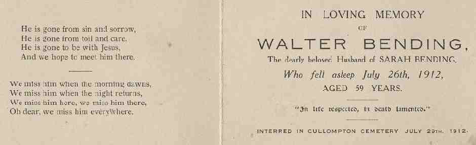Walter Bending